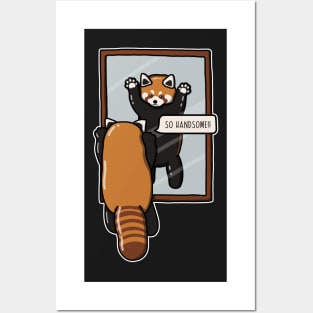 Handsome Red Panda Posters and Art